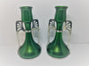Pair of Harrach Aventurine vases