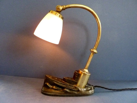 Austro-Hungarian U-boat desk lamp