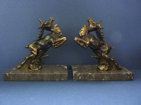 Art Deco Stag Bookends